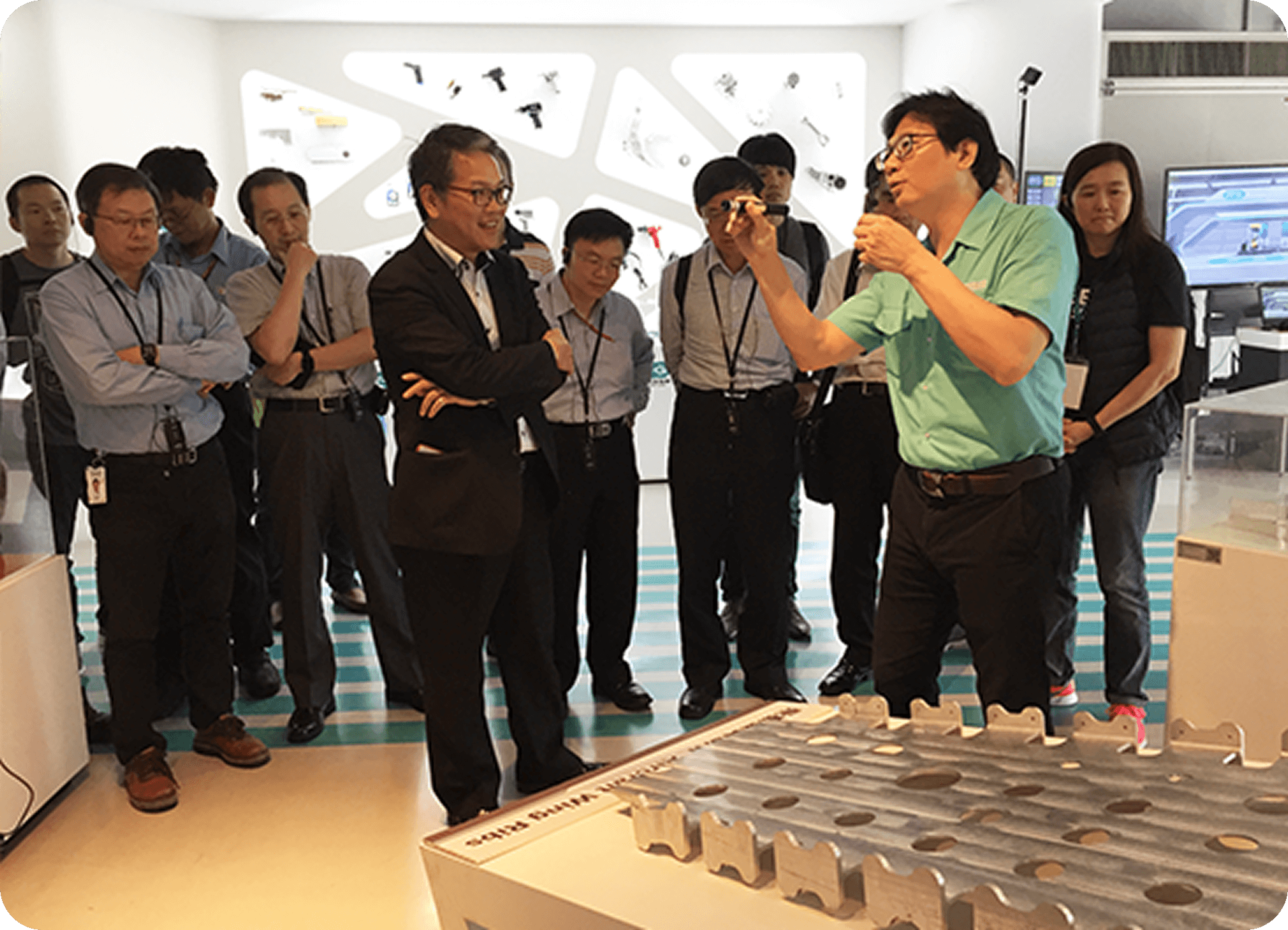 2018 visit to FFG Group, one of the world's top three machine tool manufacturers, at their Taichung factory